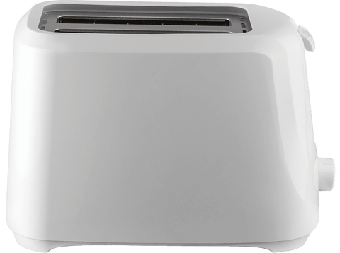 Tostadora - OK OTO 2722 W, 700 W, 2 ranuras, 6 niveles, Bandeja recogemigas, Blanco