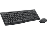 Pack Teclado + Ratón - Logitech MK295, Bluetooth, Inalámbrico, 10 m, Negro