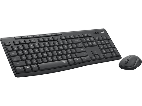 Pack Teclado + Ratón - Logitech MK295, Bluetooth, Inalámbrico, 10 m, Negro