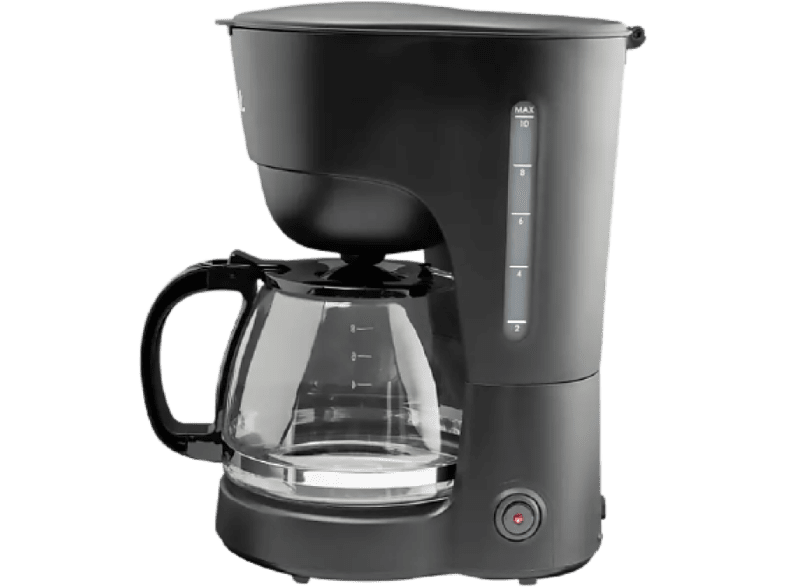 Cafetera de goteo - OK OCM 7521 B, 750 W, 1.25 l, Capacidad 8 tazas, Función mantenimiento caliente, Negro
