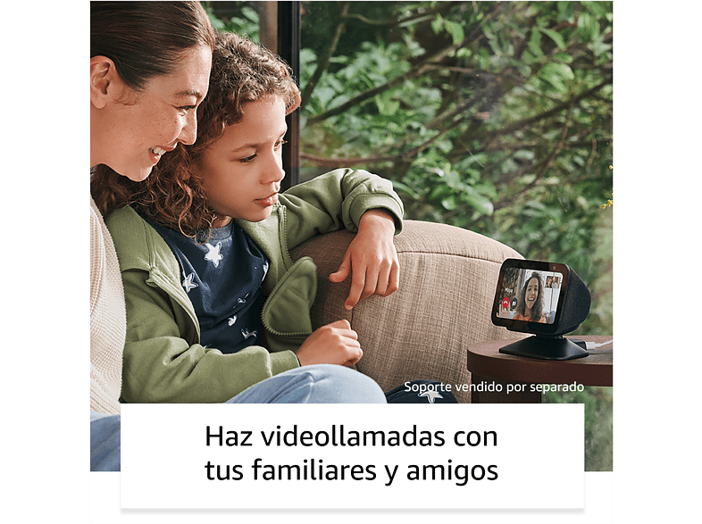 Pantalla inteligente con Alexa - Amazon Echo Show 5 (3.ª generación), Pantalla táctil de 5.5“, Alexa, Blanco