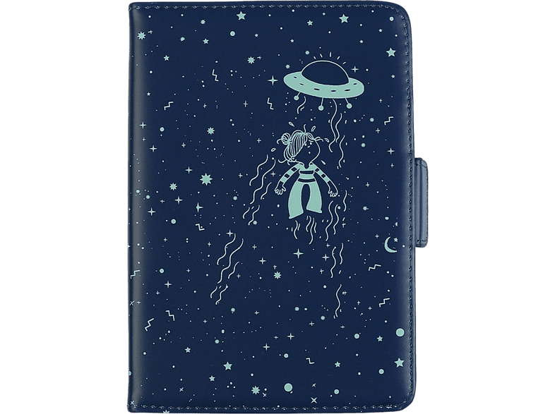 Funda eBook - La Volátil Ovni, Para eBook de 6, Tipo libro, Azul