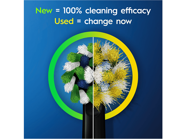 Cepillo eléctrico - Oral-B Vitality Pro, Con 2 Cabezales, Diseñado Por Braun, Negro