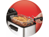 Freidora - Tefal FR 3310 Easy Pro, 3l, Zona Fría, Tapa de almacenaje