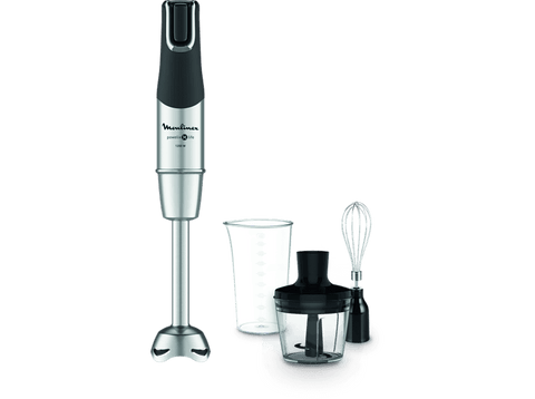Batidora de mano - Moulinex Powelix Life DD953D, 1200 W, 2 accesorios, Vaso medidor 800 ml, Inox
