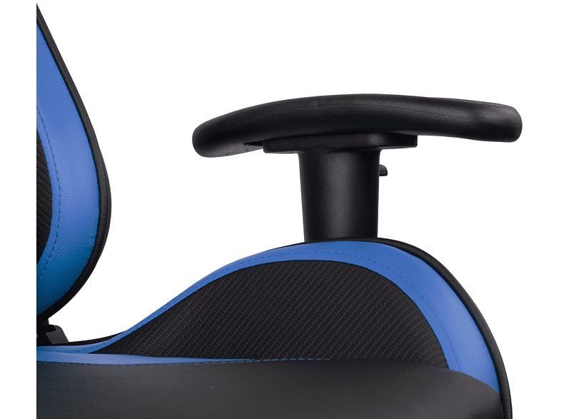 Silla gaming - Drift DR90 Pro V8, 2D (regulable en altura y anchura), Hasta 150 kg, Azul