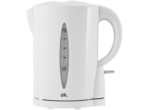Hervidor de agua - OK OWK 103 W Potencia de 2200W, Capacidad de 1,7L, Indicador de nivel de agua