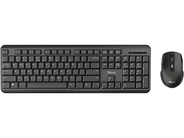 Pack Teclado + Ratón - ODY WIRELESS Silent, Inalámbrico, Negro
