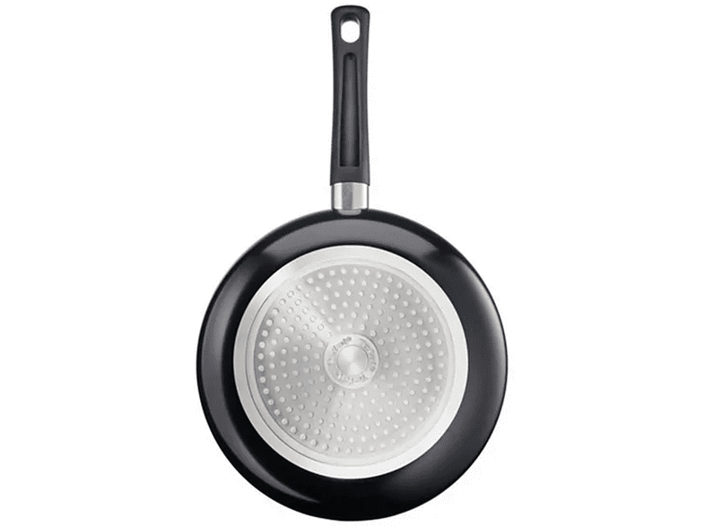 Set de sartenes - Tefal C42202S2A, 2 unidades, 20/26 cm, Para todo tipo de cocinas, Aluminio, Negro