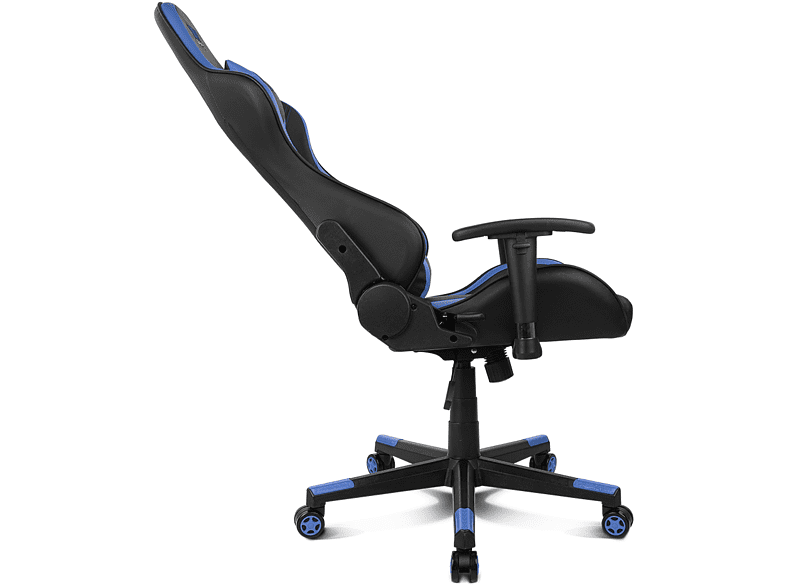 Silla gaming - Drift DR90 Pro V8, 2D (regulable en altura y anchura), Hasta 150 kg, Azul