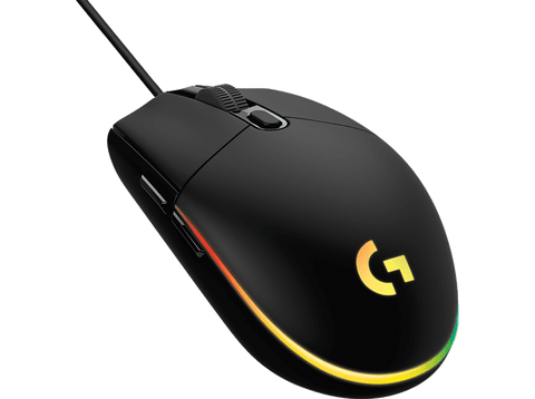 Ratón gaming - Logitech G203 Lightsync 2nd Gen Ratón Gaming 8000DPI RGB Negro