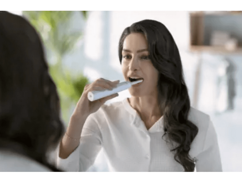 Cepillo eléctrico - Philips 1100 Series HX3651/13, Autonomía 14 días, Tecnología sónica, Blanco