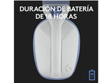 Auriculares gaming - Logitech G G435, 20 Hz -20 KHz, 45 Ohms, 83.1 dB, Autonomía 18 h, Micrófono, Blanco