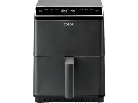 Freidora de aire - Cosori KOSP0011EUN Dual Blaze Chef, 1700 W,  6.4 l, 12 Preajustes, Sistema 360 ThermoIQ, Negro