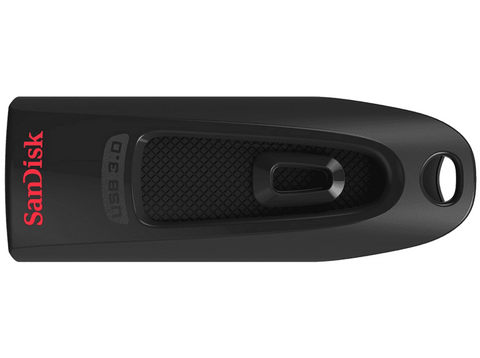 Memoria USB 32 GB - Sandisk Ultra, USB 3, Velocidad de hasta 100mb/sg, Negro
