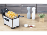 Freidora - Tefal FR 3310 Easy Pro, 3l, Zona Fría, Tapa de almacenaje