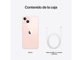 Apple iPhone 13, Rosa, 128 GB, 5G, 6.1 OLED Super Retina XDR, Chip A15 Bionic, iOS