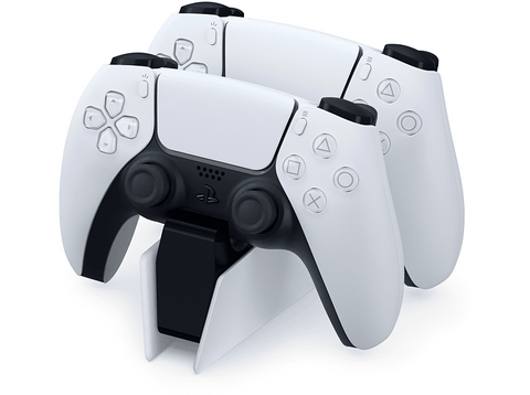 Base de carga - Sony DualSense Charging Station, Para mando inalámbrico DualSense PS5, Blanco