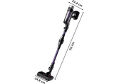 Aspirador escoba - Rowenta RH2039WO X-Force Flex 9.60 Allergy, 200 W, 0.4 L, 45 min, Tecnol. Ciclónica, 3 modos, Multisuperficie, Ultraligera, Púrpura