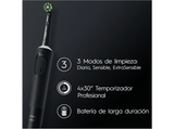 Cepillo eléctrico - Oral-B Vitality Pro, Con 2 Cabezales, Diseñado Por Braun, Negro