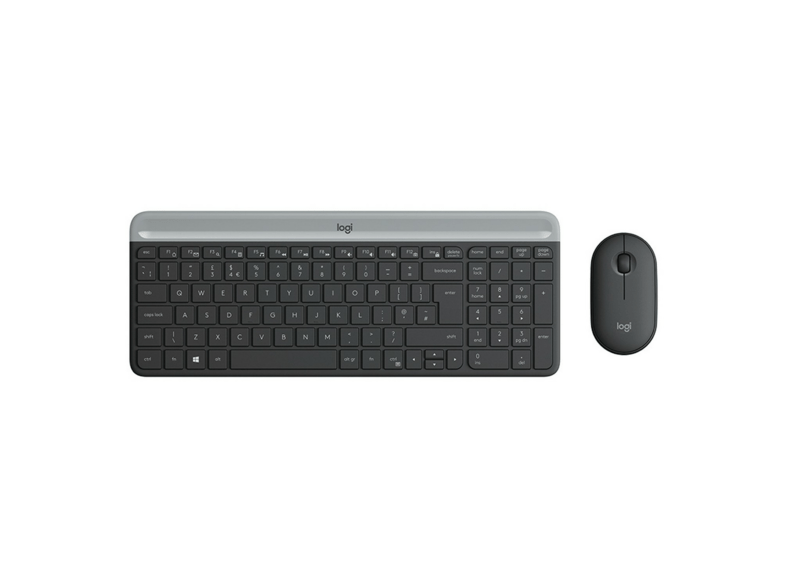 Pack Teclado + Ratón - Logitech MK470, Inalámbrico, Bluetooth, USB, Negro