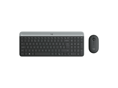 Pack Teclado + Ratón - Logitech MK470, Inalámbrico, Bluetooth, USB, Negro