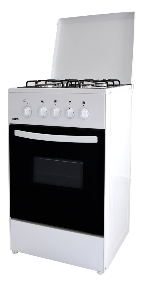 Cocina -  KYMPO CK500-01, Fogones, Horno, Gas, Blanco