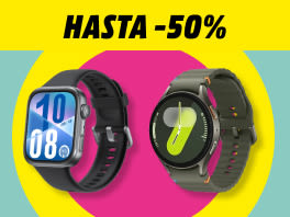 Hasta -50% en smartwatches
