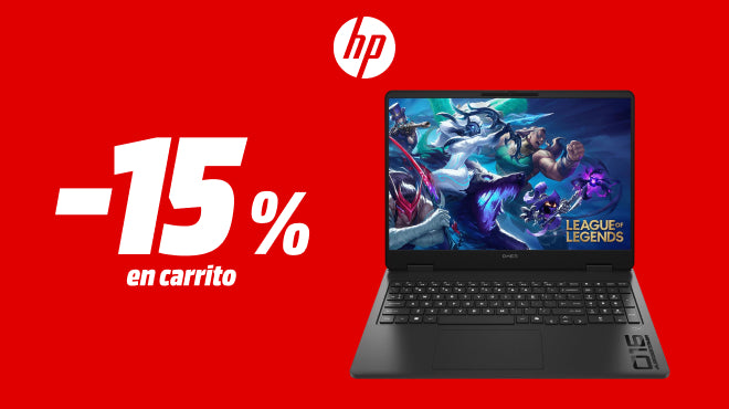 -15% en carrito en portátiles HP