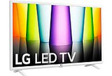 TV LED 32 - LG 32LQ63806LC, FHD, Procesador Inteligente α5 Gen5 AI Processor, SmartTV, DVB-T2 (H.265), Blanco