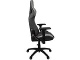 Silla gaming - Corsair T3 Rush, Reposacabezas 4D, Espalda inclinable, Hasta 120 kg, Almohadilla incluida, Negro