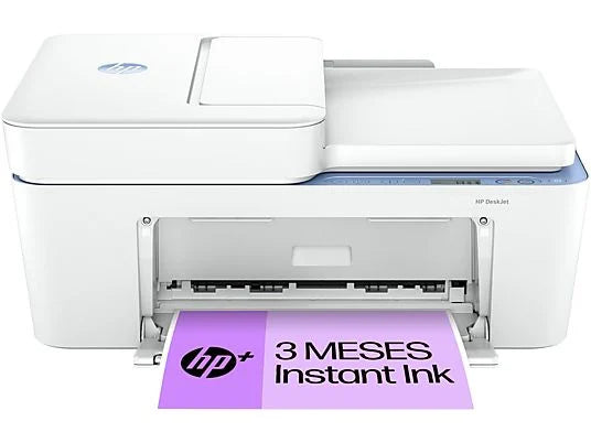 Impresora multifunción - HP DeskJet 4222e, Wi-Fi, USB, Color, Copia, Escáner, Instant Ink, Blanco