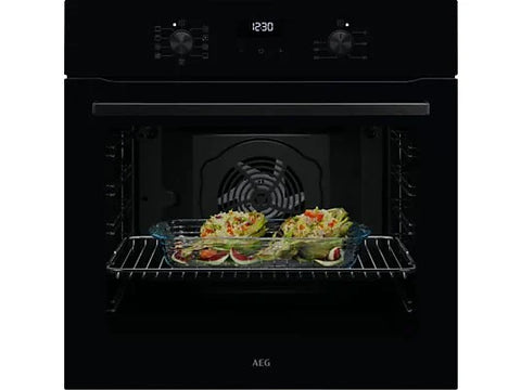 Horno - AEG TU5AB20WSK, Multifunción, Limpieza por agua, 72 l, Display LED, 60 cm, Negro
