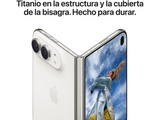 Apple iPhone Duo, Blanco estrella, 256 GB, 7.6 OLED Super Retina XDR, Plegable, 5G, Chip A20 Pro, Siri AI, iOS