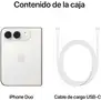 Apple iPhone Duo, Blanco estrella, 256 GB, 7.6 OLED Super Retina XDR, Plegable, 5G, Chip A20 Pro, Siri AI, iOS
