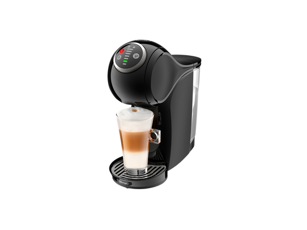 Cafetera de cápsulas - Nescafé Dolce Gusto DeLonghi EDG315.B Genio Plus, 15 bar, 0.8 L, 1600W, Negro