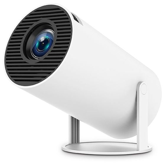 Proyector - Sakkyo SKP300, HD, Smart TV hasta 130", Soporte 180º, Blanco