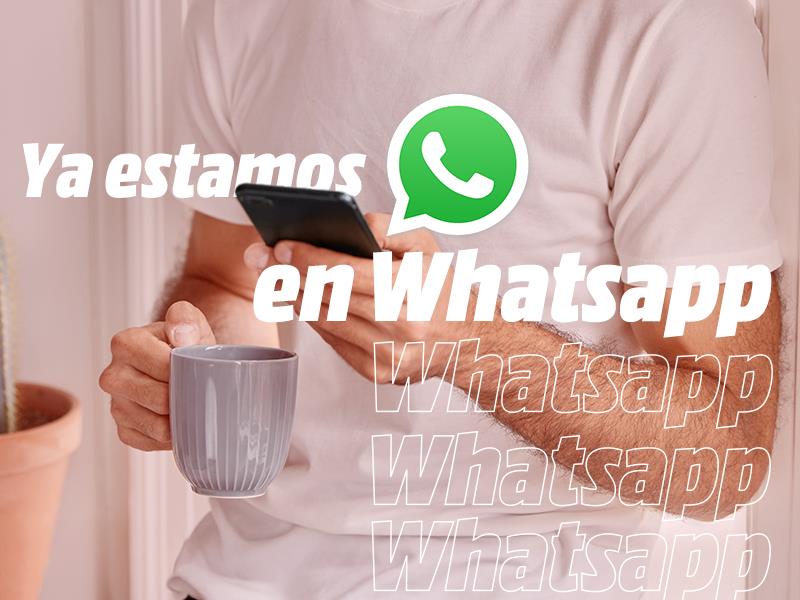 Contactanos con nuestro nuevo whatsapp para cualquier duda o incidencia