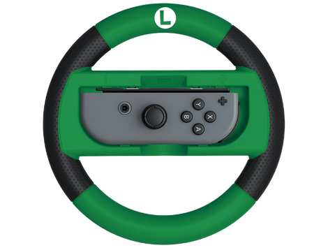 Volante - Hori Mario Kart 8 Deluxe (Luigi version), Para mando Joy-Con de Nintendo Switch, Verde