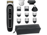 Cortapelos -  Rowenta Trim&Style 13-en-1 TN9140F4, 6500 rpm, Autonomía 120 min, Negro/Plata