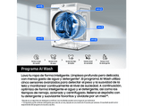 Lavadora secadora - Samsung WD11DB7B85GWU3, 11 kg, 6kg, 1400 rpm, Autodosificación, AI Wash, AI EcoBubble™, Blanco