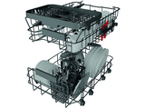 Lavavajillas integrable - Whirlpool WSIC 3M27 C, 10 servicios, 5 programas, 44.8 cm de ancho, FlexiSpace, Tecnología 6th SENSE, Sin panelar
