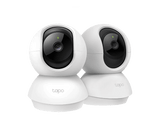 Cámara de vigilancia IP - TP-Link TC71, 2K 3MP (2304 x 1296 px), Visión nocturna, Audio Bidireccional y Cancelación de Ruido, Pack de 2, Blanco