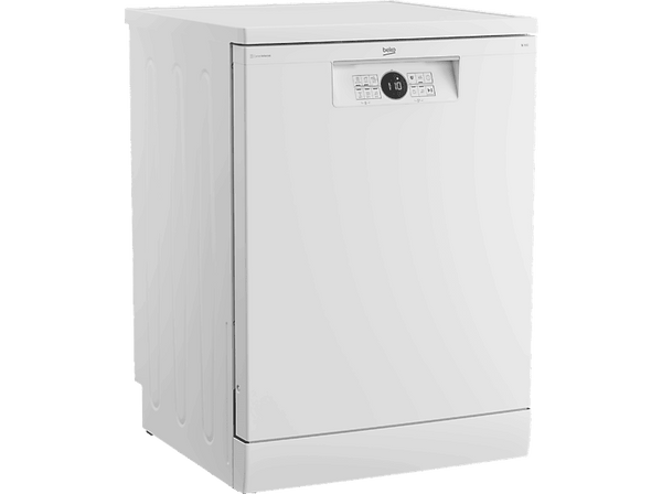 Lavavajillas - Beko BDFN26440WC, 16 servicios, 6 programas, Tercera bandeja, 59.8 cm, Blanco