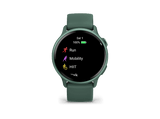 Reloj deportivo - Garmin vívoactive® 6, Verde, Silicona, 20mm, 8 GB, 1.2 AMOLED, Autonomía hasta 11 días