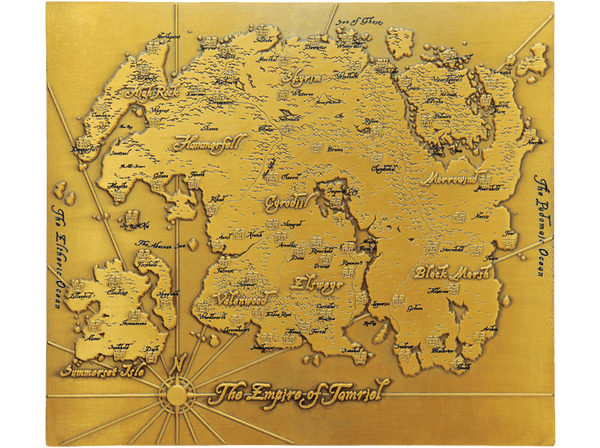 Póster - FaNaTtik The Elder Scrolls. Limited Edition Metal Map of Tamriel, De metal