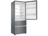 Frigorífico combi - Haier 3D 70 Series 3 A3FE743CPJ, No Frost, 190 cm, 450 l, Motor Inverter, 3 puertas, Titanium