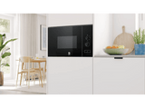 Microondas integrable - Balay 3CP5002N3, 1 kW, 5 niveles, 20 l, Cristal Negro
