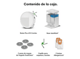 Robot friegasuelos - IRobot Roomba® 415 Combo, 20 000 Pa, Autonomía de 90 días, Antienredos, Blanco