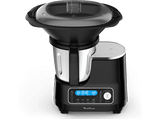 Robot de cocina - Moulinex ClickChef HF4SPR30, 5 programas, 32 funciones, 13 vel., 7 accesorios, Libro recetas